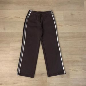 Stripes side track pants